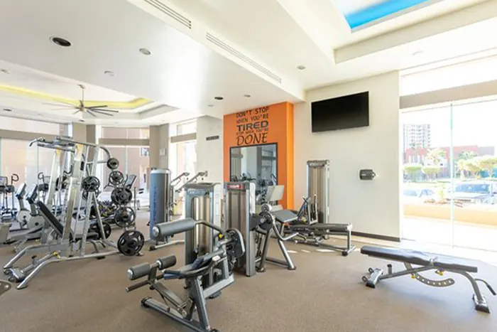 Fitness center at Las Palomas Beach & Golf Resort